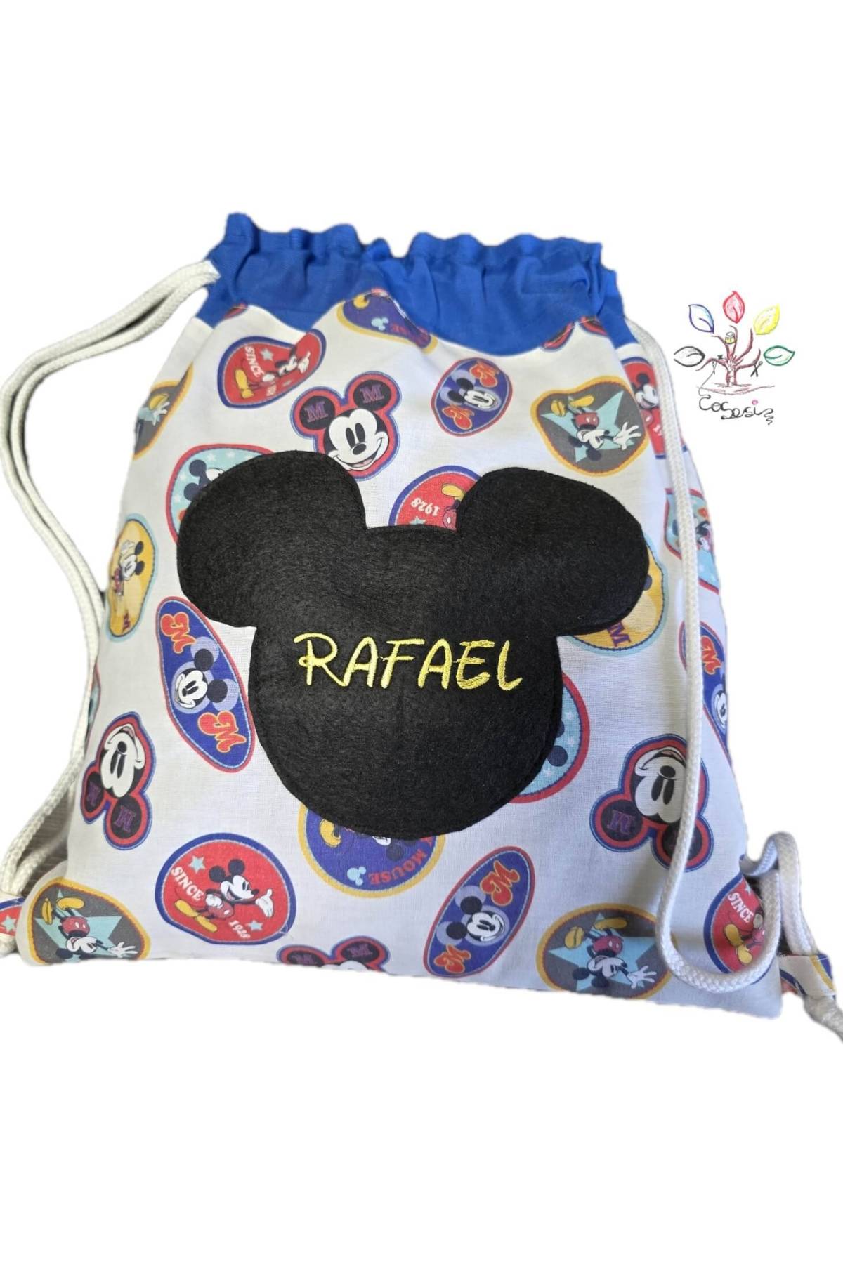Mochila Cabeza Mickey Parches