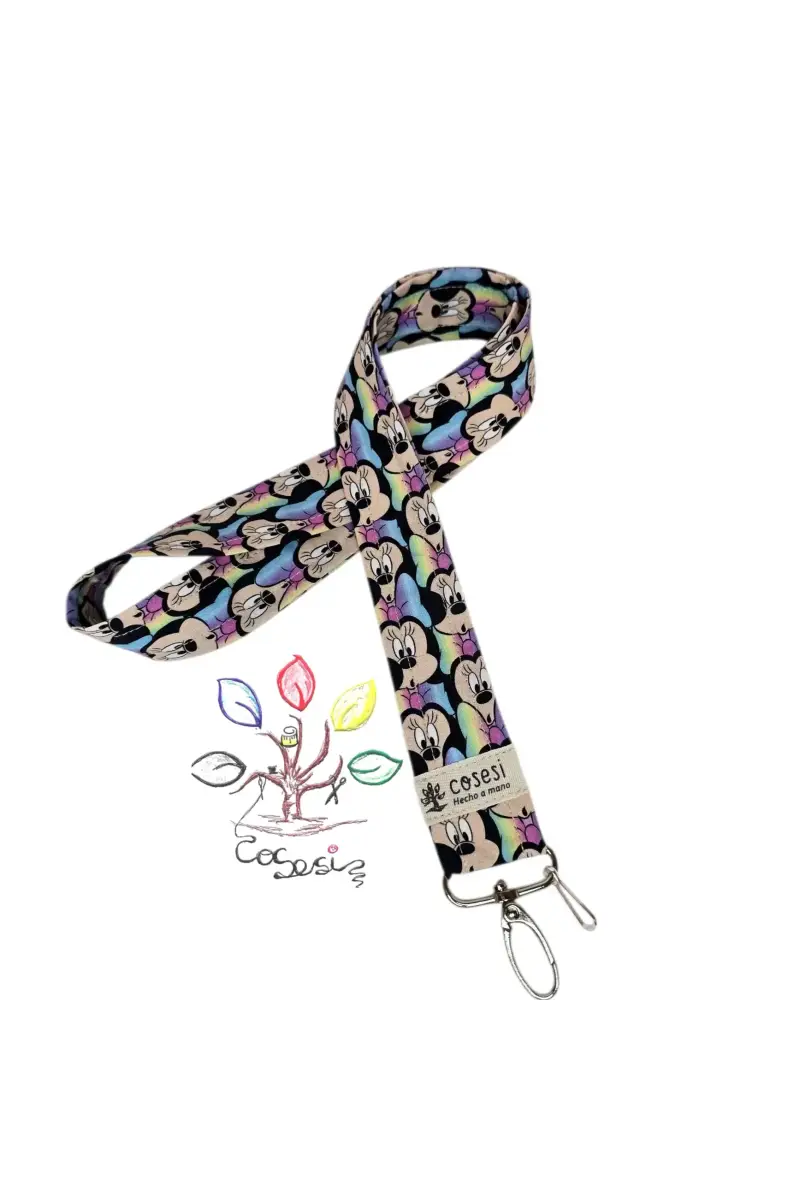 Lanyard Minnie colorido